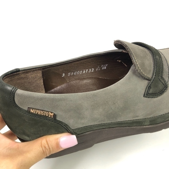 Mephisto Grey Green GWENN Loafer - Picture 6 of 8